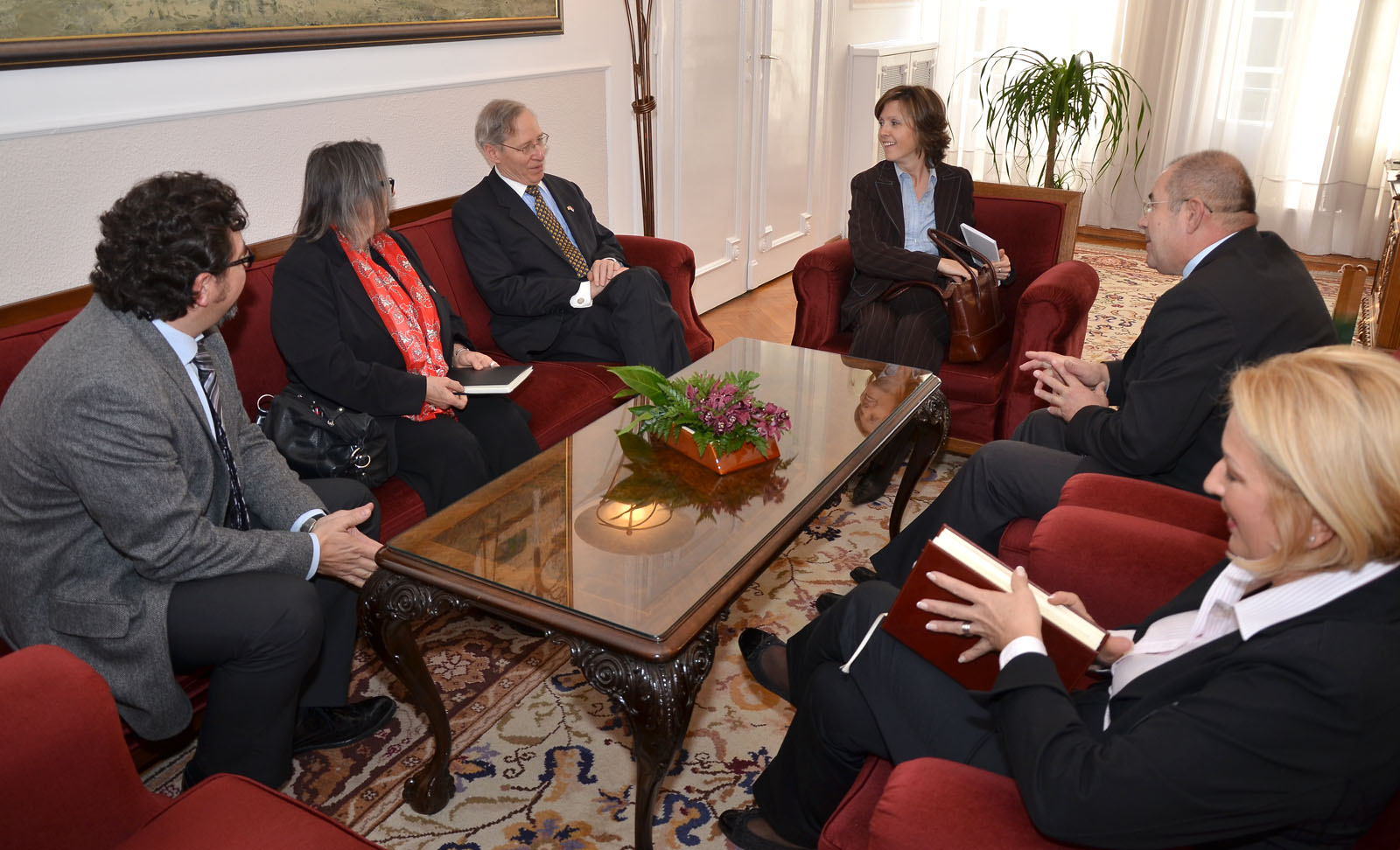 Întâlnirea preşedintelui Pásztor cu ambasadorul SUA